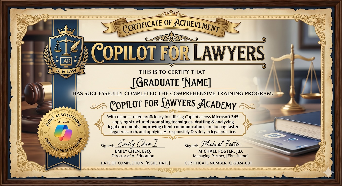 Certificate of Completion